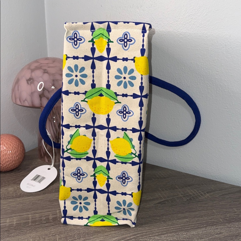Canvas Lemon Tote Bag - Picture 7 of 11